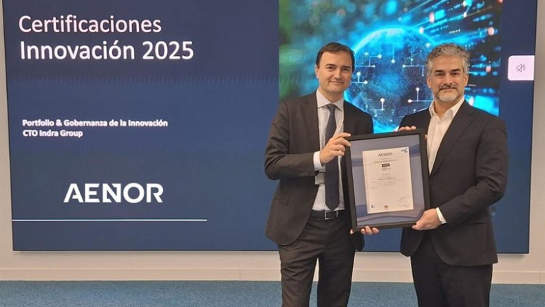 INDRA ep de izquierda a derecha es joaquin ponz director de portfolio y gobernanza de la innovacion de