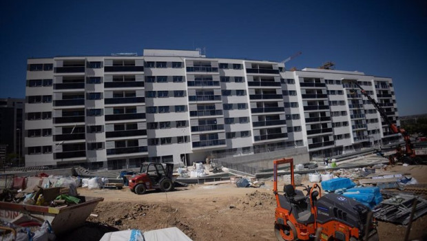 ep el edificio de viviendas del plan vive en construccion