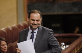ep el ministro de transportes y movilidad y numero dos del psoe jose luis abalos se dirige a