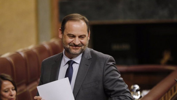 ep el ministro de transportes y movilidad y numero dos del psoe jose luis abalos se dirige a