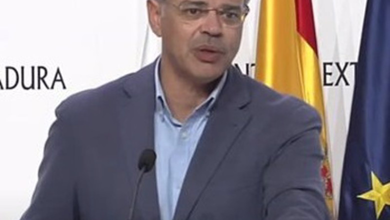 ep el portavoz de la junta de extremadura juan antonio gonzalez en rueda de prensa tras el consejo ep el portavoz de la junta de extremadura juan antonio gonzalez en rueda de prensa tras el consejo