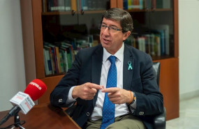 ep el vicepresidente de la junta y portavoz de ciudadanos cs juan marin durante la entrevista a
