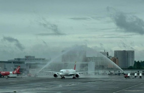 ep el vuelo de iberia a su llegada al aeropuerto de tokio narita durante el reestreno de la ruta