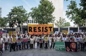 ep embajadaestados unidos madrid espana activistasgreenpeace
