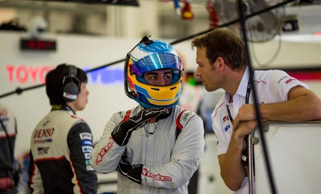 ep fernando alonso rookie test barein toyota wec