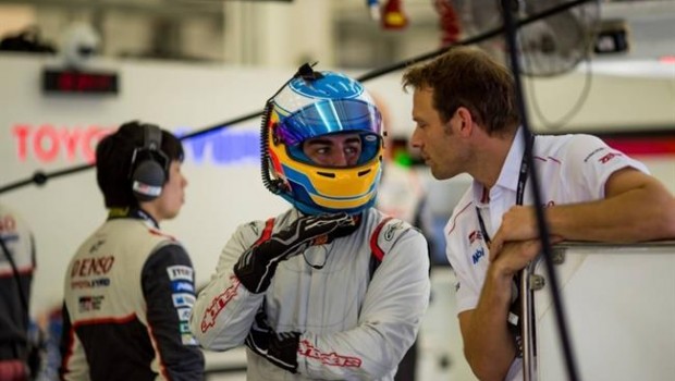 ep fernando alonso rookie test barein toyota wec