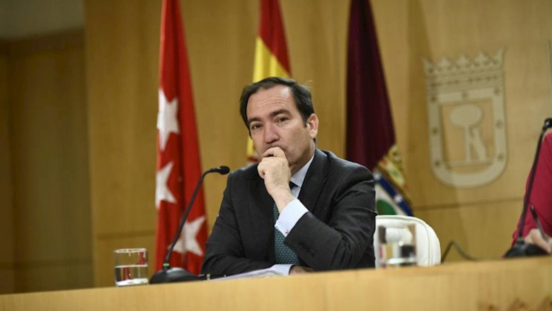ep imagen de archivo del delegado de medio ambiente y movilidad de madrid borja carabante en rueda