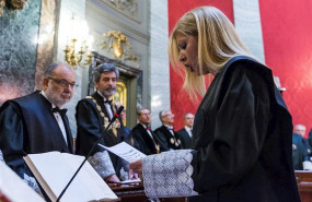 ep la magistrada susana polo garcia durante el acto de toma de posesion como nueva magistrada del
