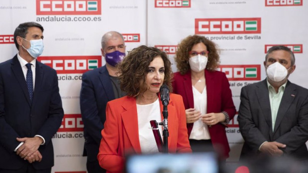 ep la ministra de hacienda maria jesus montero en su visita a sevilla