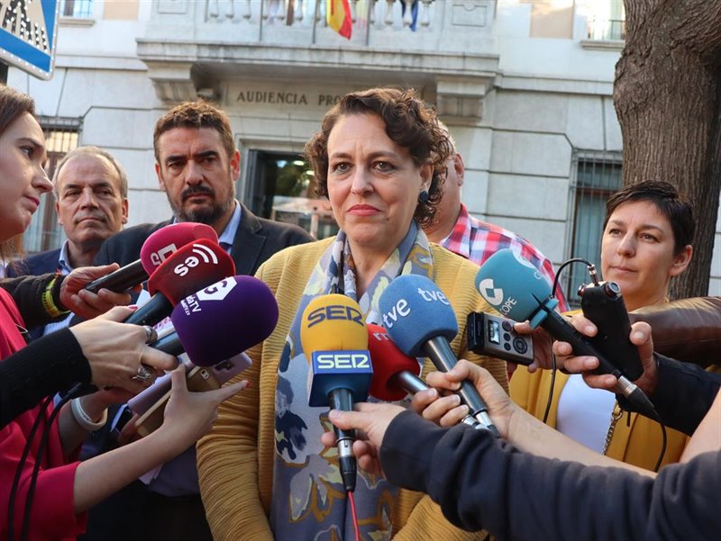 ep la ministra en funciones de trabajo migraciones y seguridad social magdalena valerio