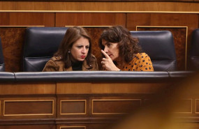 ep la portavoz del psoe en el congreso adriana lastra y la ministra de hacienda maria jesus montero