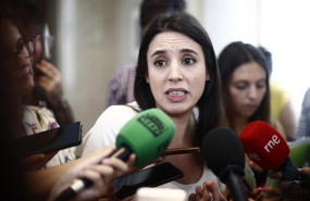 ep la portavozunidasencongresolos diputados irene montero ofrece declaracioneslos medioscomunicacion