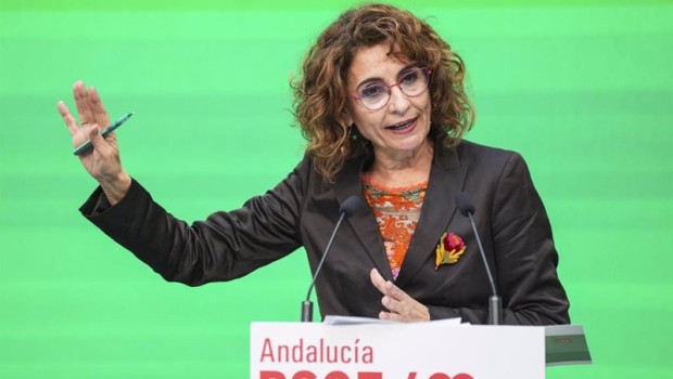 ep la vicepresidenta primera y ministra de hacienda maria jesus montero este viernes en sevilla