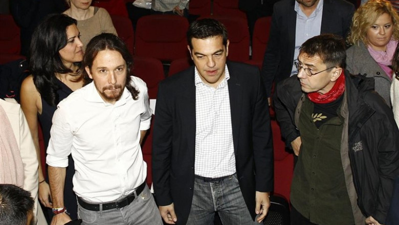 Los politicos pertenecientes a Podemos Pablo Iglesias y Alexis Tsipras | EUROPA PRESS - Archivo ep los politicos pertenecientespodemos pablo iglesiasalexis tsipras