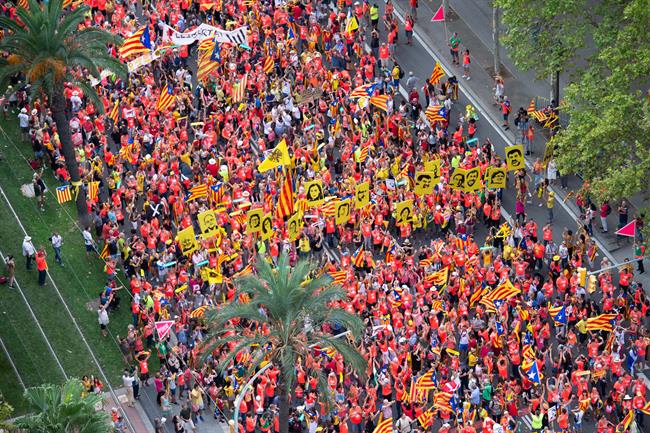 Manifestación por la Diada de 2018 | LOLA BOU/ EUROPA PRESS ep manifestacionla diada2018