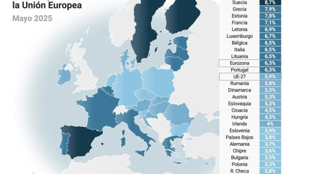 ep mapa con tasa de paro por paises de la ue ep mapa con tasa de paro por paises de la ue