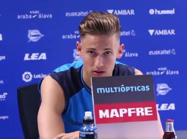 Marcos Llorente en rueda de prensa | DEPORTIVO ALAVÉS ep marcos llorenteruedaprensa