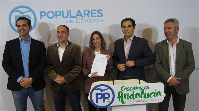 Patricia Navarro con Nieto, Bendodo, Fernández-Pacheco y García Fuentes | EUROPA PRESS ep patricia navarronieto bendodo fernandez-pachecogarcia fuentes