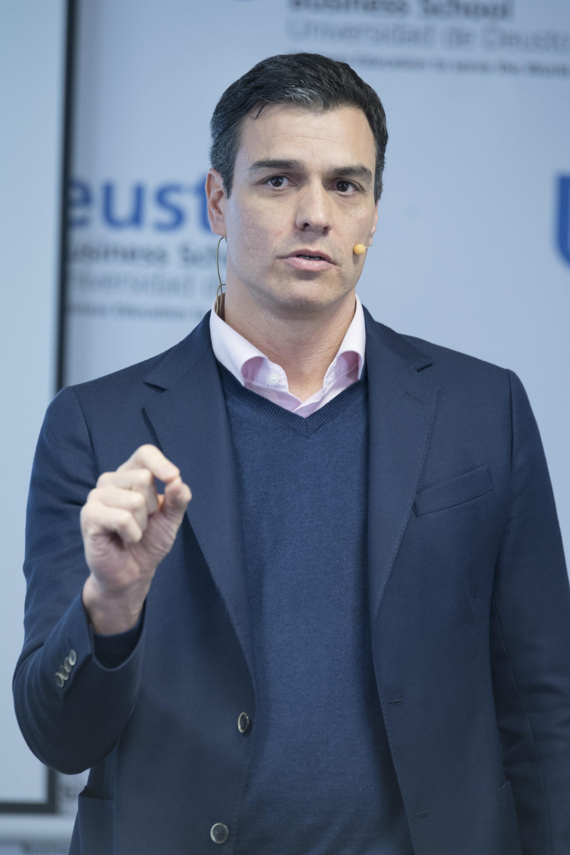 Pedro Sánchez, en la Deusto Business School | PSOE ep pedro sanchez endeusto business school