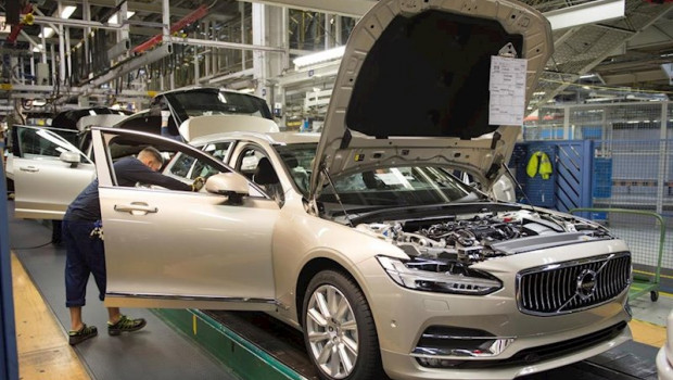 ep planta de volvo car corporation en torslanda suecia