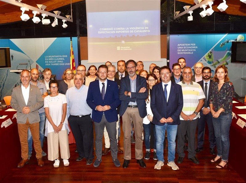 ep reunion de la comision contra la violencia en espectaculos deportivos de catalunya