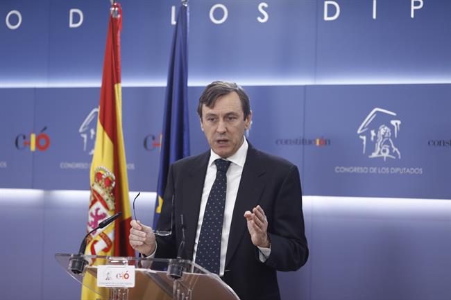 Rueda de prensa del portavoz parlamentario del PP, Rafael Hernando, en Congreso | EUROPA PRESS ep ruedaprensaportavoz parlamentariopp rafael hernando en congreso