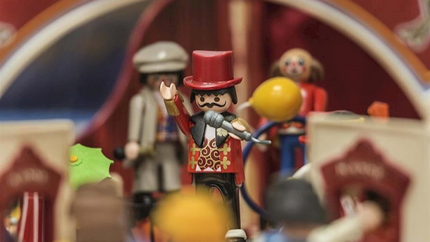 ep uno de los clicks de playmobil que conforma la exposicion