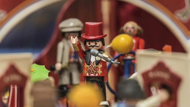Uno de los clicks de Playmobil que conforma la exposición. | PLAYMOBIL - Archivo ep uno de los clicks de playmobil que conforma la exposicion