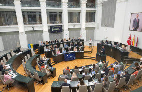 ep vista de la sala durante una sesion ordinaria del pleno municipal en el palacio de cibeles a 21 ep vista de la sala durante una sesion ordinaria del pleno municipal en el palacio de cibeles a 21