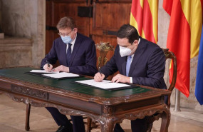 ep ximo puig president de la generalitat valenciana y andres guevara presidente de bp espana ep ximo puig president de la generalitat valenciana y andres guevara presidente de bp espana