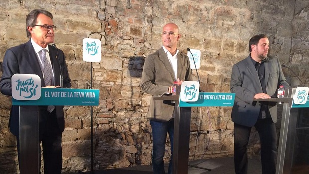Mas Romeva Junqueras Junts pel Si