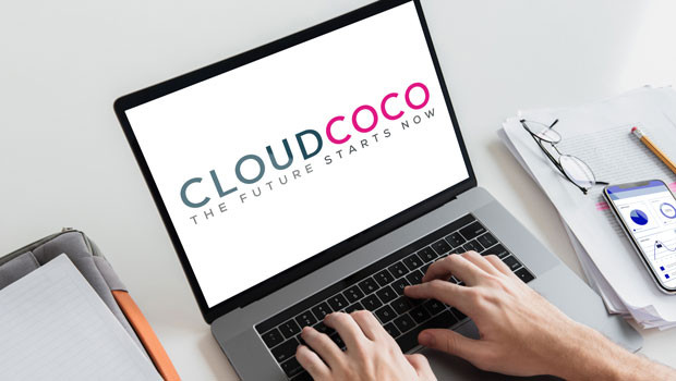 dl cloudcoco cloud coco co co aim software services technology digital computing logo