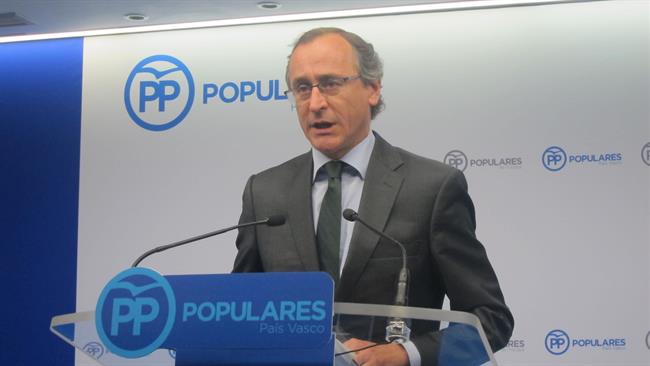 Alfonso Alonso, presidente del PP vasco | EUROPA PRESS ep alfonso alonso presidentepp vasco 20170627110402