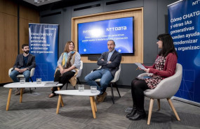 ep el head of data intelligence ntt data david pereira la directora de soluciones en espana
