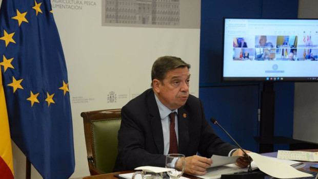 ep el ministro de agricultura pesca y alimentacion luis planas preside por videoconferencia la