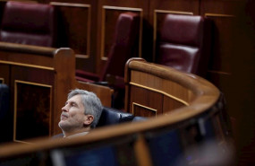 ep el ministro del interior fernando grande-marlaska durante la sesion de control al ejecutivo de
