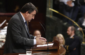 ep el portavoz del pnv en el congreso de los diputados aitor esteban durante su discurso previo a la
