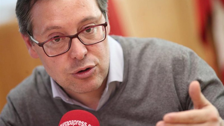 El portavoz del PP en la Asamblea de Madrid, Alfonso Serrano, durante una entrevista con Europa Press, en Madrid a 11 de diciembre de 2019. | Eduardo Parra - Europa Press ep el portavoz del pp en la asamblea de madrid alfonso serrano durante una entrevista con europa