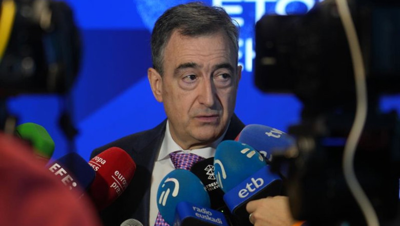 El presidente del EBB del PNV, Aitor Esteban, realiza declaraciones en Bilbao | H.BILBAO-EUROPA PRESS ep el presidente del ebb del pnv aitor esteban realiza declaraciones en bilbao