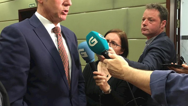 ep el vicepresidente de la xunta de galicia alfonso rueda tras reunirse en madrid con el ministro de