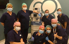 ep ginefiv dona material sanitario de primera necesidad al hospital san rafael de madrid
