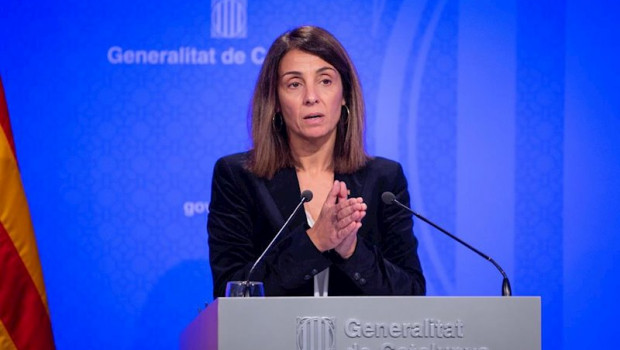 ep la consellera de la presidencia y portavoz del gobierno meritxell budo en rueda de prensa tras el