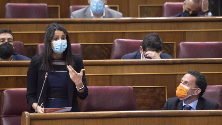 La líder de Cs, Inés Arrimadas, interviene en una sesión de control al Gobierno, a 19 de mayo de 2021, en el Congreso | EUROPA PRESS/A.Ortega.POOL - Europa Press ep la lider de cs ines arrimadas interviene en una sesion de control al gobierno a 19 de mayo de