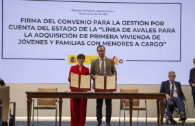 ep la ministra de vivienda y agenda urbana isabel rodriguez y el ministro de economia comercio y