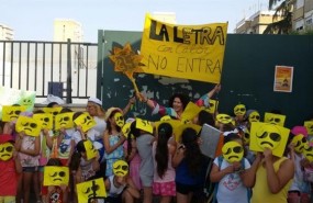ep manifestacionampa reclamano climatizacioncentros educativos