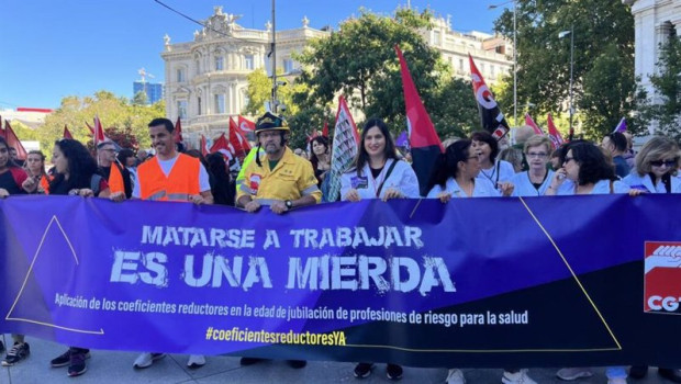 ep protesta de la cgt sobre la aplicacion de coeficientes reductores en actividades de riesgo para