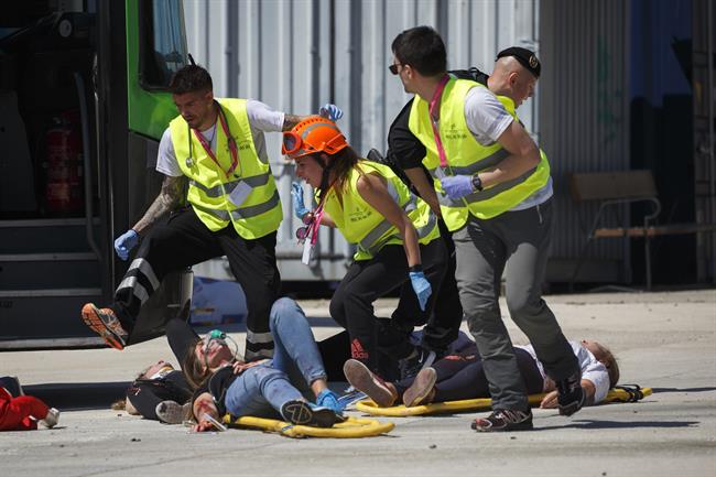 ep simulacroun atentado terrorista