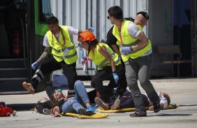 ep simulacroun atentado terrorista