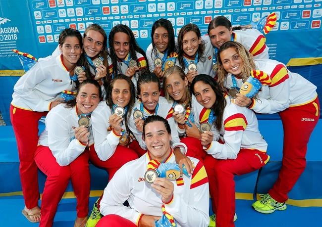 Waterpolo femenino España, campeón en Juegos Mediterráneos | TWITTER.COM/COE_ES ep waterpolo femenino espana campeonjuegos mediterraneos