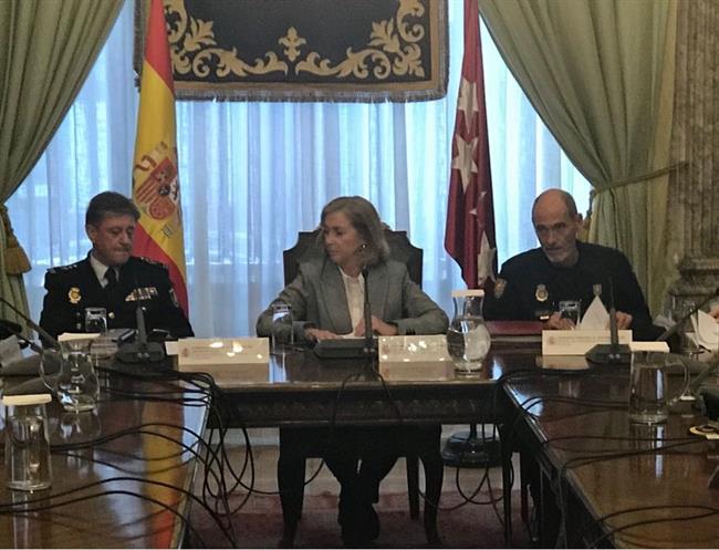 Delegada del Gobierno durante la reunión del dipositivo de seguridad de la Copa | DELEGACIÓN DE GOBIERNO ep delegadagobierno durantereuniondipositivoseguridadla copa